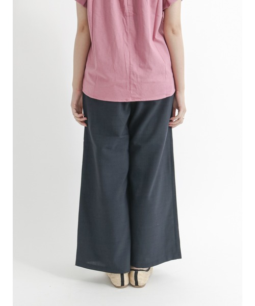 Te chichi TERRASSE（テチチテラス）の「麻調マリンパンツ（その他パンツ・レディース・ベージュ/ネイビー/ブラウン・ﾌﾘ-）」の13枚目の写真