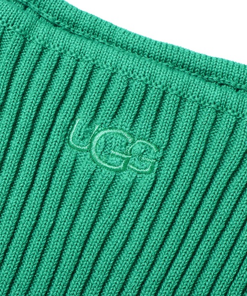UGG（アグ）の「UGG@mos リブニット タンクトップ / アグ リブニット タンクトップ（タンクトップ・レディース・グリーン/ホワイト/ブラック・L/M）」の6枚目の写真