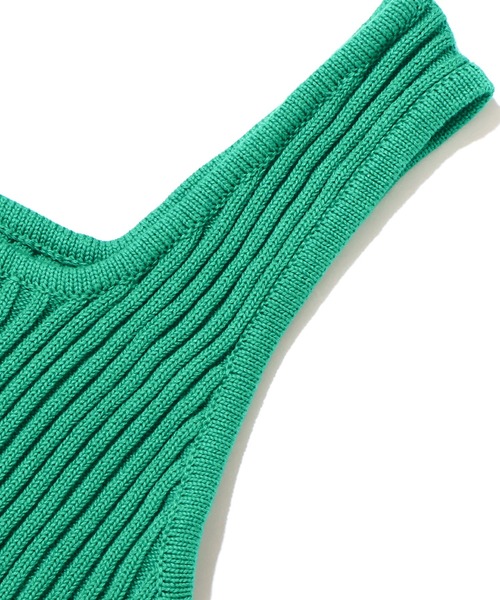 UGG（アグ）の「UGG@mos リブニット タンクトップ / アグ リブニット タンクトップ（タンクトップ・レディース・グリーン/ホワイト/ブラック・L/M）」の7枚目の写真