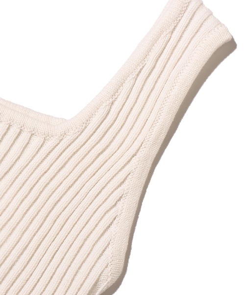 UGG（アグ）の「UGG@mos リブニット タンクトップ / アグ リブニット タンクトップ（タンクトップ・レディース・グリーン/ホワイト/ブラック・L/M）」の12枚目の写真