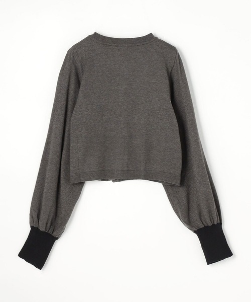 179/WG（イチナナキュウダブルジー）の「配色金ボタンカーディガン（カーディガン/ボレロ・レディース・チャコールグレー/ネイビー/グレー/オフホワイト・FREE）」の9枚目の写真