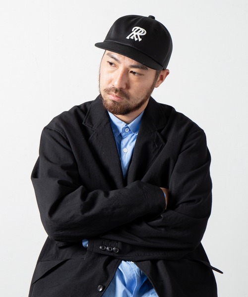 RACAL（ラカル）の「Old B.B.Cap "RR" / オールドベースボールキャップ（キャップ・メンズ・グリーン系その他/ブラック/ベージュ系その他/ブルー/グレー/グレー系その他・FREE）」の2枚目の写真