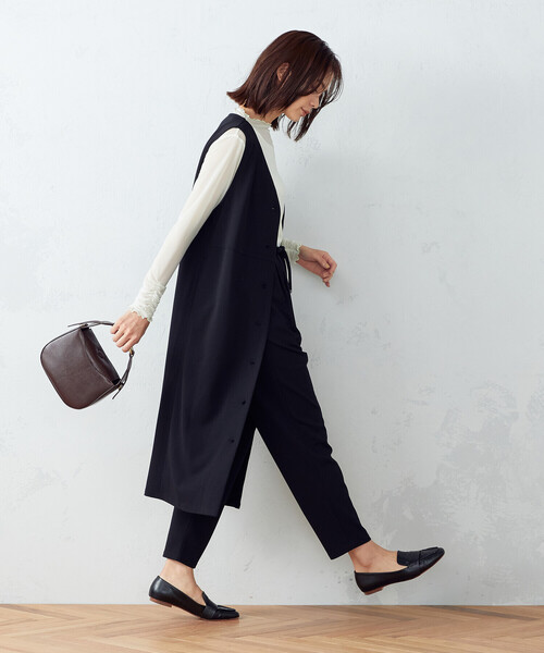 COMME CA ISM（コムサイズム）の「イージー　テーパードパンツ（その他パンツ・レディース・ブラック・MEDIUM/LARGE）」の13枚目の写真