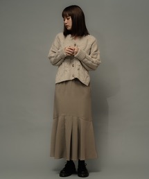 【 ottilie / オティーリエ 】 チェックマーメイドスカート