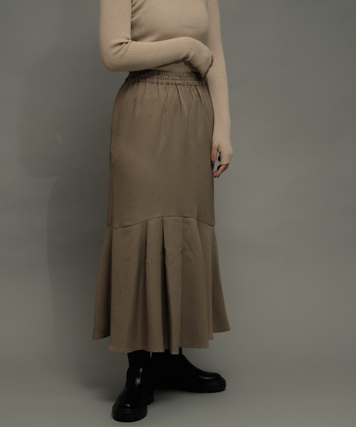 ottilie(オティーリエ)の「【 ottilie / オティーリエ 】 チェックマーメイドスカート(スカート・レディース・マスタード/ブラウン・FREE)」の10枚目の写真