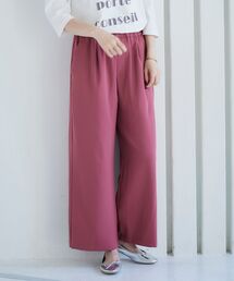 le.coeur blanc | ダブルサテンカラーワイドパンツ(その他パンツ)