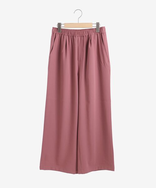 le.coeur blanc（ルクールブラン）の「ダブルサテンカラーワイドパンツ（その他パンツ・レディース・ピンク系その他/グリーン・38）」の3枚目の写真
