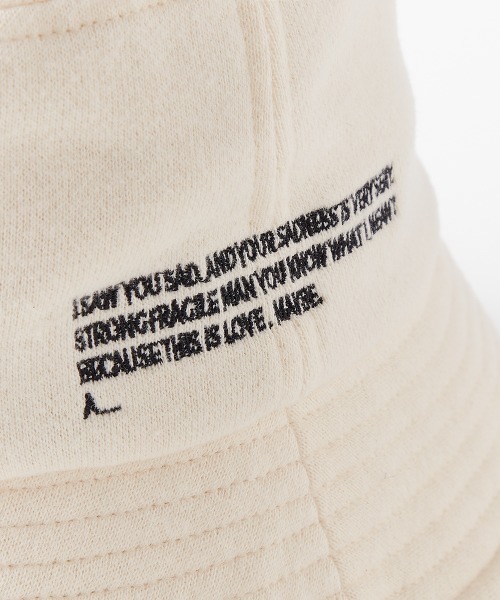 DOUBLE STANDARD CLOTHING(ダブルスタンダードクロージング)の「スウェード裏毛ハット(ハット・レディース・オフホワイト/グレー・FREE)」の16枚目の写真