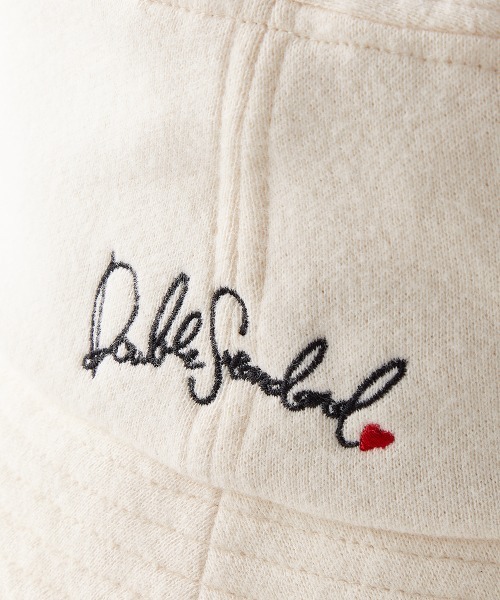 DOUBLE STANDARD CLOTHING(ダブルスタンダードクロージング)の「スウェード裏毛ハット(ハット・レディース・オフホワイト/グレー・FREE)」の17枚目の写真