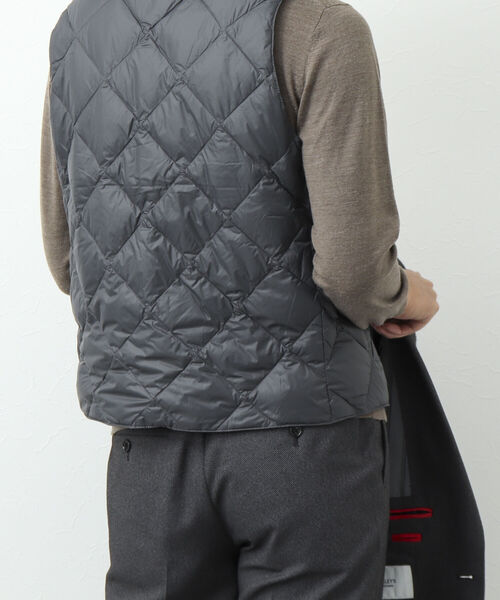 TAION(タイオン)の「【TAION/タイオン】ダブル インナーダウンジレ TAION-0032CW(ダウンベスト・メンズ・チャコールグレー/ブラック/ネイビー/ブラウン/オリーブ・M/L/XL/XXL)」の21枚目の写真