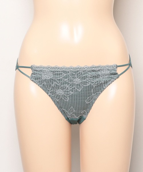Chut！ INTIMATES（シュットインティメイツ）の「ボリュームアップブラ ビキニショーツ (C388)（ショーツ・レディース・ダークグリーン/アイボリー/ローズ・M/L）」の9枚目の写真