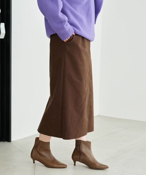 IENA（イエナ）の「フェイクスエードタイトスカート（スカート）」 - WEAR