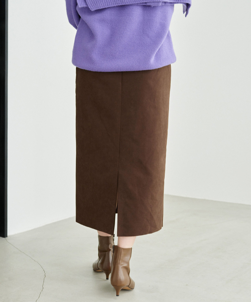 IENA（イエナ）の「フェイクスエードタイトスカート（スカート）」 - WEAR