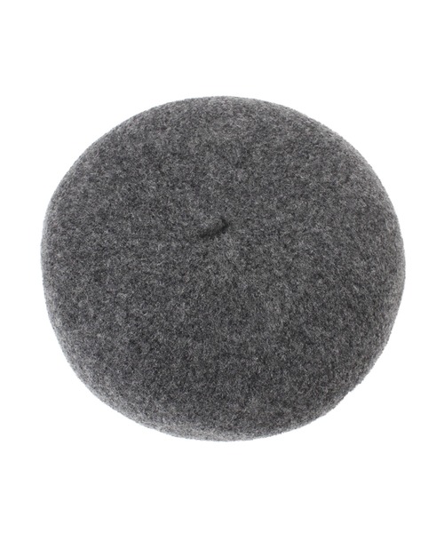 14+(イチヨンプラス)の「国産チョボ付きバスクベレー(ハンチング/ベレー帽・レディース・ブラック/ダークブラウン/ベージュ/ネイビー/グレー/ブルー/ワインレッド・FREE)」の18枚目の写真