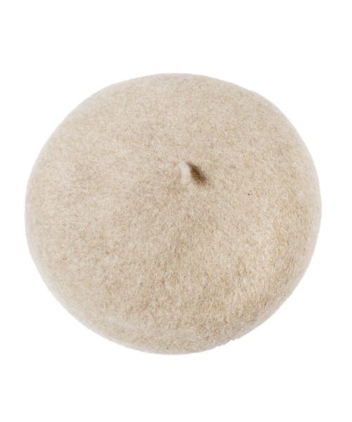 14+(イチヨンプラス)の「国産チョボ付きバスクベレー(ハンチング/ベレー帽・レディース・ブラック/ダークブラウン/ベージュ/ネイビー/グレー/ブルー/ワインレッド・FREE)」の11枚目の写真