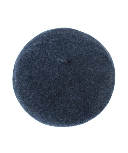 14+(イチヨンプラス)の「国産チョボ付きバスクベレー(ハンチング/ベレー帽・レディース・ブラック/ダークブラウン/ベージュ/ネイビー/グレー/ブルー/ワインレッド・FREE)」の12枚目の写真