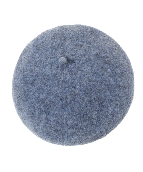 14+(イチヨンプラス)の「国産チョボ付きバスクベレー(ハンチング/ベレー帽・レディース・ブラック/ダークブラウン/ベージュ/ネイビー/グレー/ブルー/ワインレッド・FREE)」の13枚目の写真