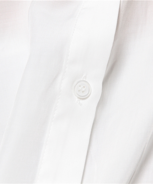 WHO'S WHO gallery(フーズフーギャラリー)の「【THE BIG】サテンBIGシャツ(シャツ/ブラウス・レディース・ホワイト/ベージュ・FREE)」の9枚目の写真