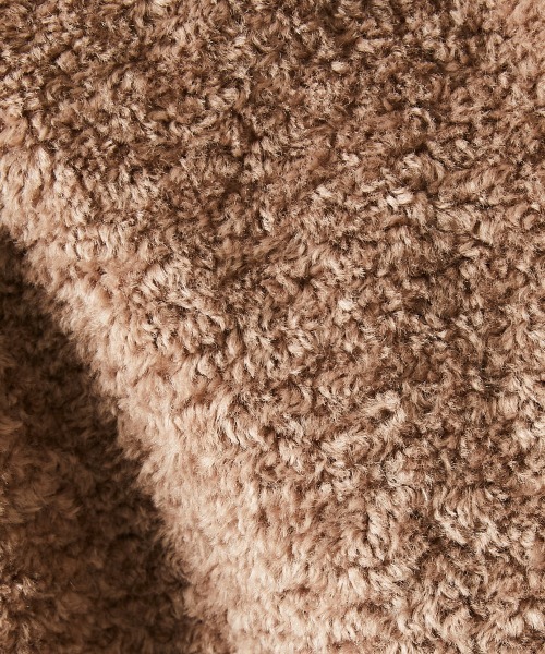 GEVS.(ジェイヴィス)の「<大きいサイズ> ボアパーカー付モッズコート GEVS.(モッズコート・レディース・ブラック/カーキ・4L/5L/3L/L/LL)」の3枚目の写真