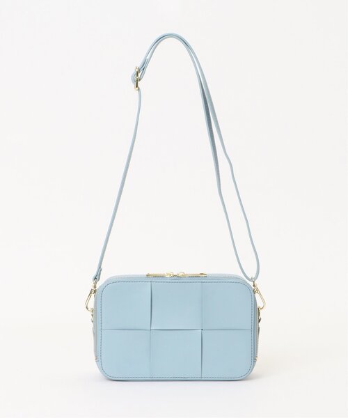 ikka（イッカ）の「編み込みスクエア2WAYショルダーバッグ（ショルダーバッグ・レディース・ブラック/ベージュ/ブルー系その他/オフホワイト/ベージュ系その他/ピンク・FREE）」の12枚目の写真