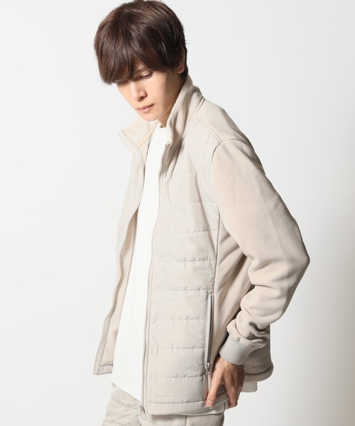 ARCADE（アーケード）の「上下セットアップ フェイクダウンブルゾン×スキニーフェイクダウンパンツ ゴルフウェア（ゴルフグッズ・メンズ・ブラック/ネイビー/グレイッシュベージュ/カーキ/ホワイト・LL/3L/M/L）」の18枚目の写真