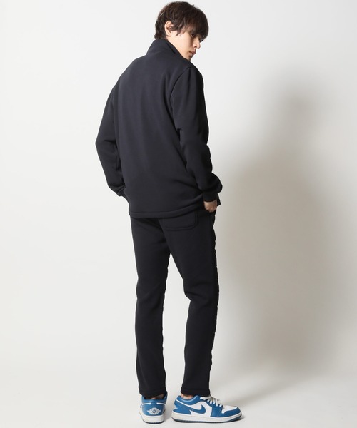 ARCADE（アーケード）の「上下セットアップ フェイクダウンブルゾン×スキニーフェイクダウンパンツ ゴルフウェア（ゴルフグッズ・メンズ・ブラック/ネイビー/グレイッシュベージュ/カーキ/ホワイト・LL/3L/M/L）」の14枚目の写真