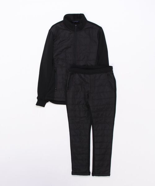 ARCADE（アーケード）の「上下セットアップ フェイクダウンブルゾン×スキニーフェイクダウンパンツ ゴルフウェア（ゴルフグッズ・メンズ・ブラック/ネイビー/グレイッシュベージュ/カーキ/ホワイト・LL/3L/M/L）」の8枚目の写真