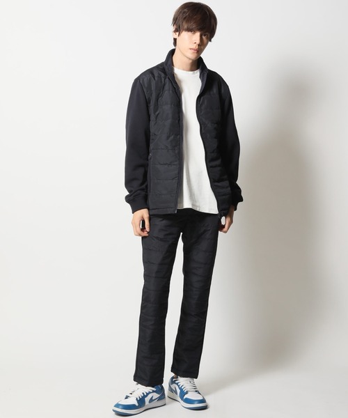 ARCADE（アーケード）の「上下セットアップ フェイクダウンブルゾン×スキニーフェイクダウンパンツ ゴルフウェア（ゴルフグッズ・メンズ・ブラック/ネイビー/グレイッシュベージュ/カーキ/ホワイト・LL/3L/M/L）」の12枚目の写真