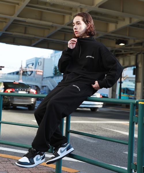 Revo.（レボ）の「米綿×リサイクルコットン スタンドカラーハーフジップ プリントスウェット（Tシャツ/カットソー・メンズ・グレー/ブラック/ホワイト/グリーン/パープル・M/L）」の16枚目の写真