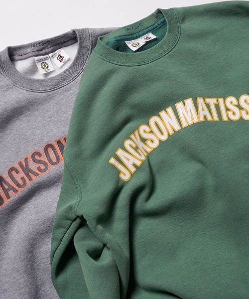 JACKSON MATISSE(ジャクソンマティス)の「【JACKSON MATISSE/ジャクソンマティス】JACKSON MATISSE GOLF G Sweat バックプリント スウェット トレーナー(スウェット・メンズ・グレー/グリーン・MEDIUM/LARGE/X-LARGE)」の3枚目の写真