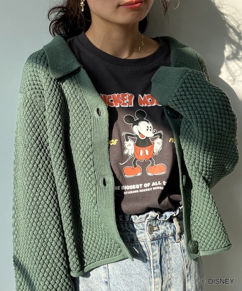 AS KNOW AS plus(アズノゥアズプラス)の「♪レトロミッキーロンT 【Disney(ディズニー)】(Tシャツ/カットソー・レディース・ベージュ/スミクロ/ミント/オフホワイト・FREE)」の19枚目の写真