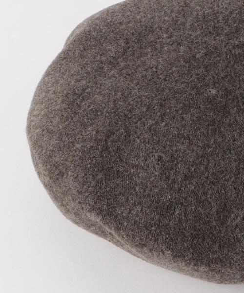 BEAUTY&YOUTH UNITED ARROWS（ビューティーアンドユースユナイテッドアローズ）の「メランジ シンプル ベレー帽（ハンチング/ベレー帽・レディース・ベージュ/ダークブラウン/ブラック・FREE）」の6枚目の写真