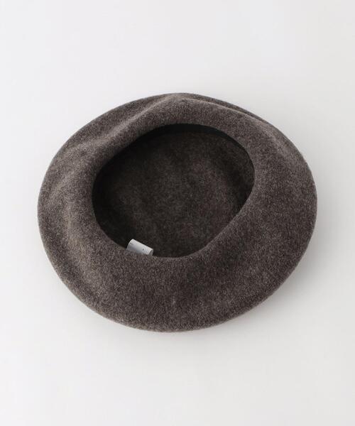 BEAUTY&YOUTH UNITED ARROWS（ビューティーアンドユースユナイテッドアローズ）の「メランジ シンプル ベレー帽（ハンチング/ベレー帽・レディース・ベージュ/ダークブラウン/ブラック・FREE）」の7枚目の写真