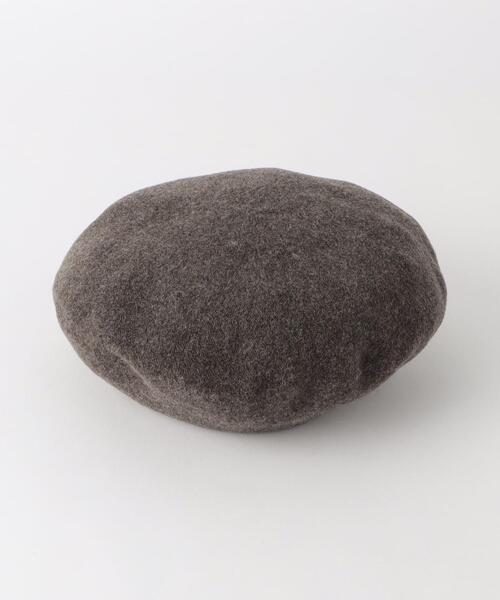 BEAUTY&YOUTH UNITED ARROWS（ビューティーアンドユースユナイテッドアローズ）の「メランジ シンプル ベレー帽（ハンチング/ベレー帽・レディース・ベージュ/ダークブラウン/ブラック・FREE）」の8枚目の写真