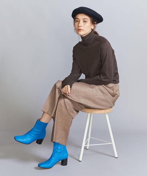 BEAUTY&YOUTH UNITED ARROWS（ビューティーアンドユースユナイテッドアローズ）の「メランジ シンプル ベレー帽（ハンチング/ベレー帽・レディース・ベージュ/ダークブラウン/ブラック・FREE）」の14枚目の写真