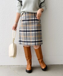 SHIPS any | SHIPS any:〈ウォッシャブル〉ビッグ チェック ミニ スカート◇(スカート)