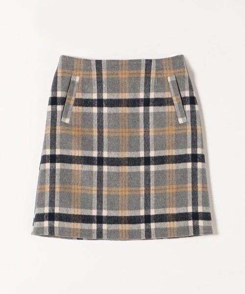 SHIPS any（シップス エニィ）の「SHIPS any:〈ウォッシャブル〉ビッグ チェック ミニ スカート◇（スカート・レディース・グレー/ベージュ・36/38）」の13枚目の写真