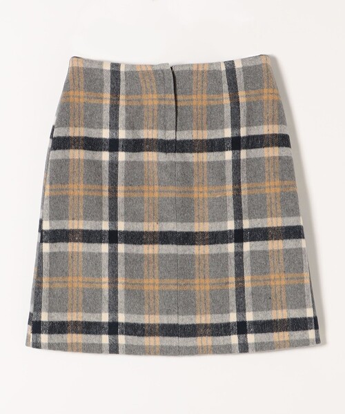 SHIPS any（シップス エニィ）の「SHIPS any:〈ウォッシャブル〉ビッグ チェック ミニ スカート◇（スカート・レディース・グレー/ベージュ・36/38）」の16枚目の写真