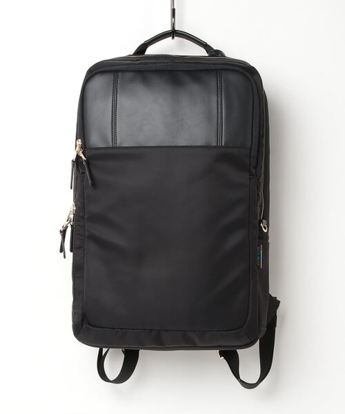 Ficce,Brave(フィセブレイブ)の「【Ficce Brave/フィセブレイブ】 スクエアバックパック(バックパック/リュック・メンズ・ブラック/ネイビー/ベージュ・FREE)」の9枚目の写真