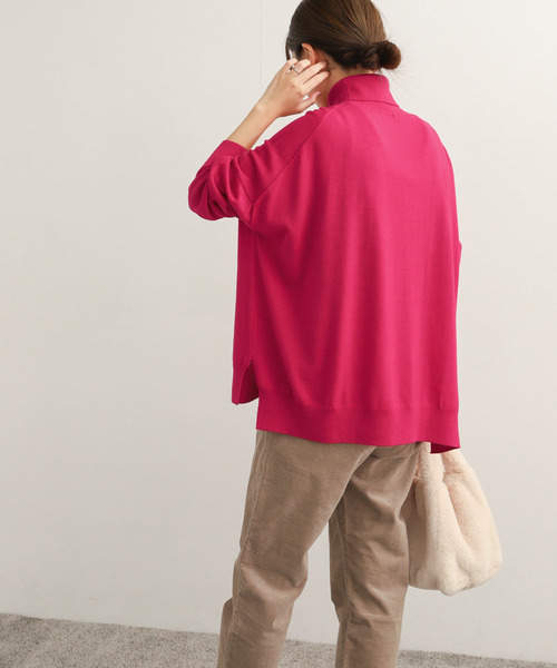 URBAN RESEARCH DOORS(アーバンリサーチドアーズ)の「ウールワイドタートルネックニット(ニット/セーター・レディース・ベージュ/ピンク/ネイビー/グレー系その他・MEDIUM)」の9枚目の写真