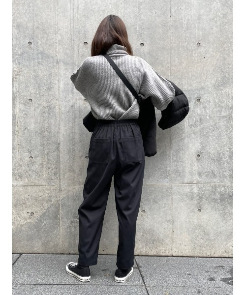 HONEYSUCKLE ROSE（ハニーサックルローズ）の「【HONEYSUCKLE ROSE】畦編みタートルネックニット（ニット/セーター・レディース・グレー/イエロー/キナリ・M/L）」の20枚目の写真