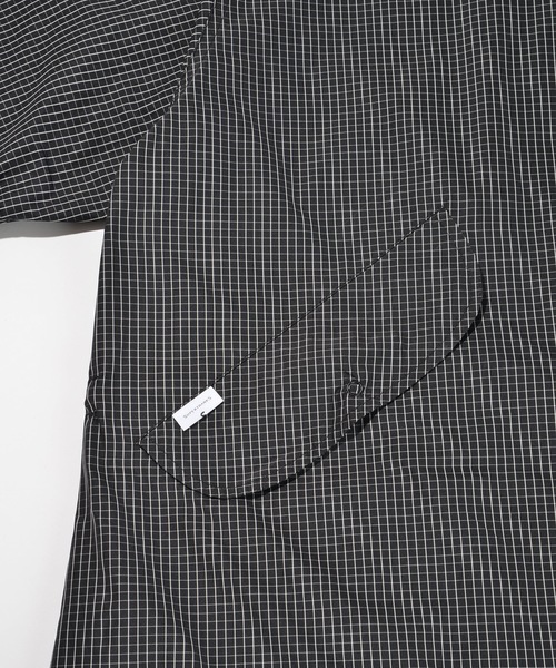 SUPERTHANKS(スーパーサンクス)の「チェックモッズコート(ユニセックス)BICCOLOR FOOD MODS COAT(モッズコート・メンズ・ブラック×ホワイト/ホワイト×ブラック・S/L/M)」の6枚目の写真