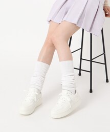 レースアップボリュームソール厚底スニーカー【厚底/csT&P】