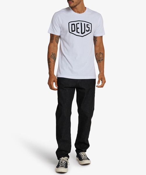 DEUS EX MACHINA(デウスエクスマキナ)の「SHIELD TEE(Tシャツ/カットソー・メンズ・ホワイト/ブラック/ネイビー・X-SMALL/MEDIUM/SMALL/LARGE/X-LARGE)」の13枚目の写真