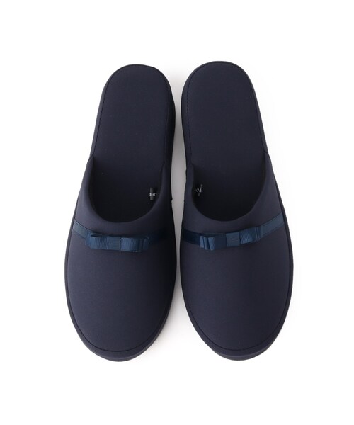 SHOO・LA・RUE（シューラルー）の「◆【セレモニー/入卒】巾着付ヒールスリッパ（ルームシューズ/スリッパ・レディース・ネイビー/ブラック・00）」の9枚目の写真
