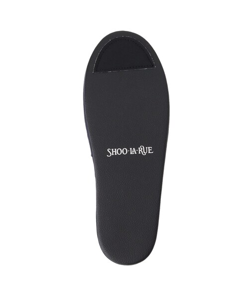 SHOO・LA・RUE（シューラルー）の「◆【セレモニー/入卒】巾着付ヒールスリッパ（ルームシューズ/スリッパ・レディース・ネイビー/ブラック・00）」の3枚目の写真