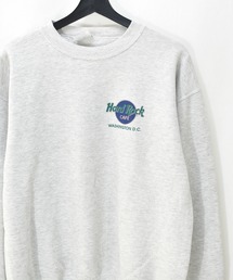 VINTAGE | 【ヴィンテージ古着】90's Hard Rock CAFE / ハードロックカフェ ロゴ 両面プリント スウェット(スウェット)