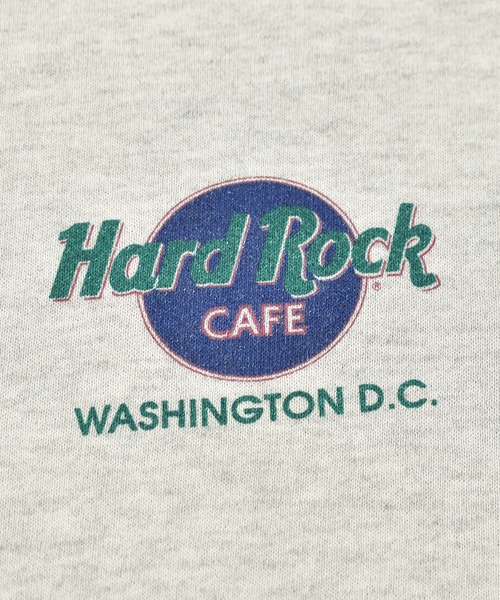 VINTAGE（ヴィンテージ）の「【ヴィンテージ古着】90's Hard Rock CAFE / ハードロックカフェ ロゴ 両面プリント スウェット（スウェット・メンズ・グレー・LARGE）」の4枚目の写真
