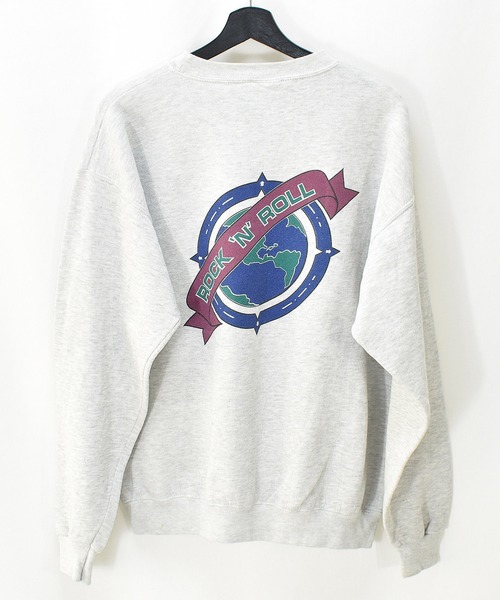 VINTAGE（ヴィンテージ）の「【ヴィンテージ古着】90's Hard Rock CAFE / ハードロックカフェ ロゴ 両面プリント スウェット（スウェット・メンズ・グレー・LARGE）」の3枚目の写真