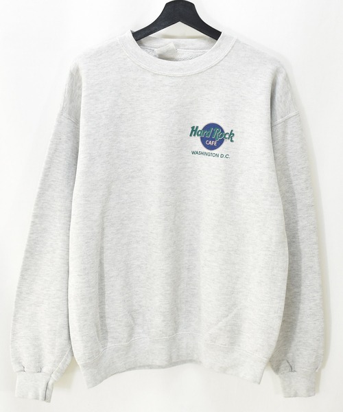VINTAGE（ヴィンテージ）の「【ヴィンテージ古着】90's Hard Rock CAFE / ハードロックカフェ ロゴ 両面プリント スウェット（スウェット・メンズ・グレー・LARGE）」の8枚目の写真